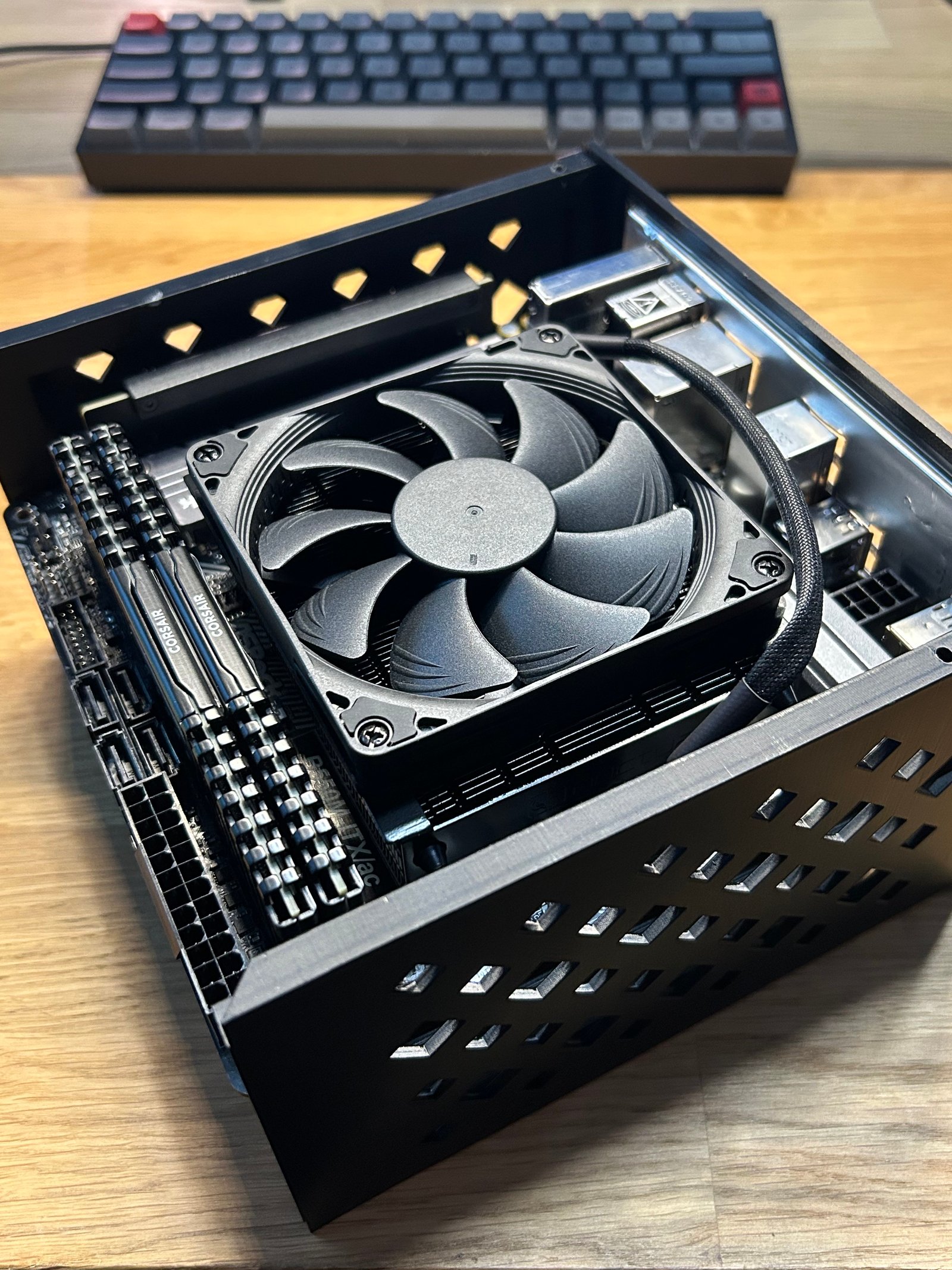 3D printed case V6 internal component layout