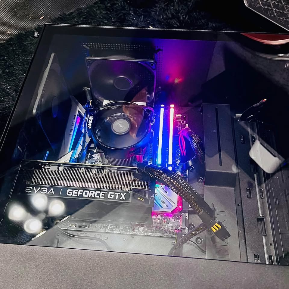 NZXT gaming PC interior with Corsair RGB RAM