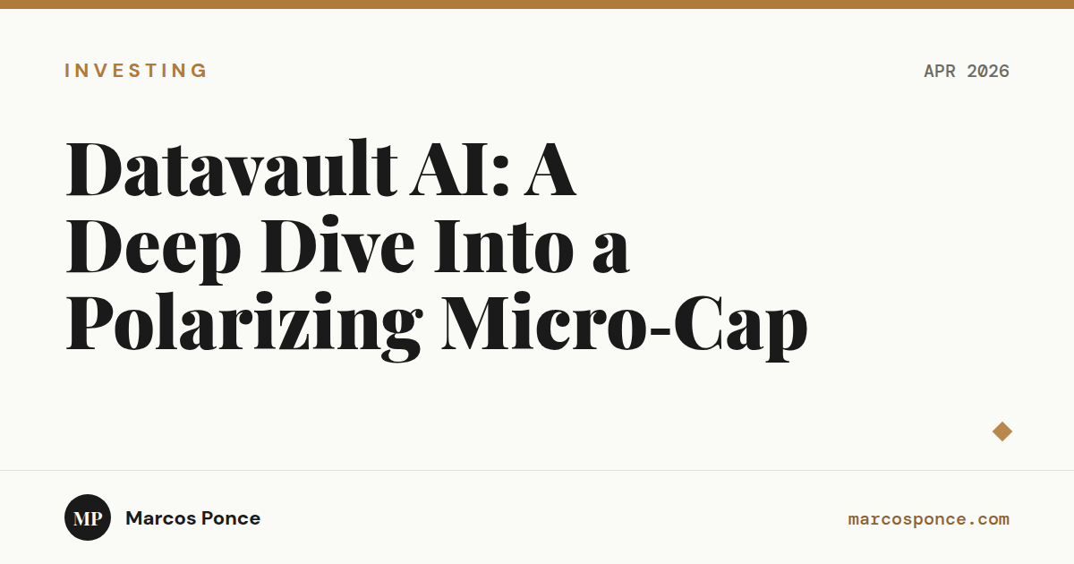 Datavault AI (DVLT): A Deep Dive Into One of the Market’s Most Polarizing Micro-Caps